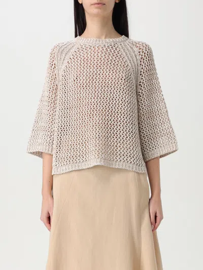 FABIANA FILIPPI SWEATER FABIANA FILIPPI WOMAN COLOR WHITE,G48556001
