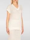 Fabiana Filippi Women's Cotton Crochet Jumper With Sequins Sweater