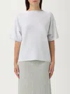 Fabiana Filippi Short Sleeve Sweater In White