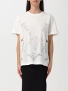 Fabiana Filippi Cotton Jersey Printed T-shirt In White