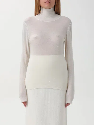FABIANA FILIPPI SWEATER FABIANA FILIPPI WOMAN COLOR WHITE,419401001