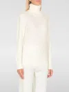 Fabiana Filippi Textured Knit Turtleneck Sweater In Weiss
