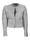 Fabiana Filippi Sweaters Golden In Grigio - Argento