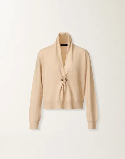 Fabiana Filippi Sweater In Platinum In Sand