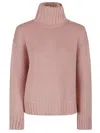 Fabiana Filippi Turtle Neck Sweater In Pink
