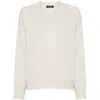 Fabiana Filippi Relaxed Fit V-neck Sweater In Multicolor