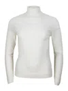 Fabiana Filippi Sequinned-turtleneck Sweater In White