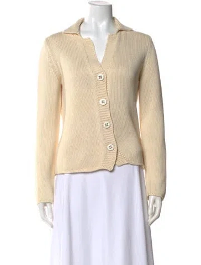 Pre-owned Fabiana Filippi Sweater In White