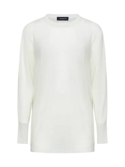 Fabiana Filippi Sequin-embellished Jumper In White