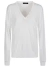 Fabiana Filippi Woman Sweater Ivory Size 10 Cotton In White