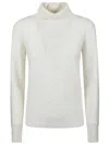 Fabiana Filippi Turtle Neck Sweater In White
