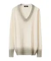 Fabiana Filippi Cotton And Linen Jersey With Sequins In Nude