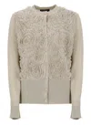 Fabiana Filippi Beige Linen And Cotton Cardigan