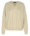 Fabiana Filippi Women's Luxurious 100% Cashmere Sweater In Beige
