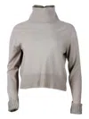 Fabiana Filippi Wool Blend Crewneck In Beige