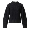 Fabiana Filippi Wool-blend Sequin Sweater In Black