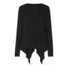 Fabiana Filippi Black Wool Knitwear In Black