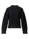 Fabiana Filippi Platinum Sweater With Sequins In Blue