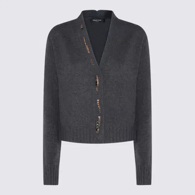 Fabiana Filippi Sweaters Denim Grigio In Gray