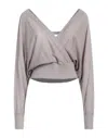 Fabiana Filippi Sweaters In Dove Grey