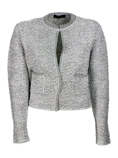 Fabiana Filippi Sweaters In Grigio - Argento