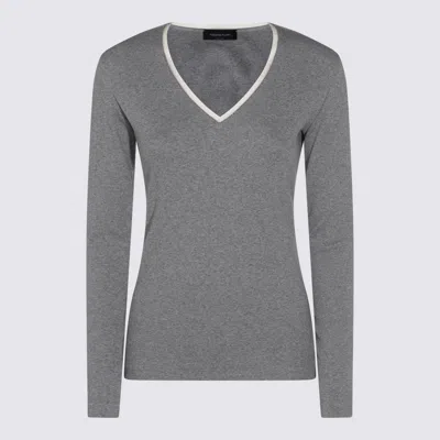 FABIANA FILIPPI SWEATERS METALLICI E GRIGI