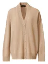 Fabiana Filippi Cashmere And Silk Sweater In Gold