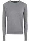 Fabiana Filippi Embellished Sweater In Nebbia