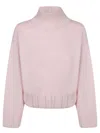 Fabiana Filippi Funnel-neck Sweater In Pink