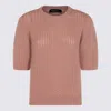 Fabiana Filippi Knit Crewneck Mid-length Ribbed Textured