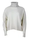 Fabiana Filippi Wool Blend Crewneck In Silver