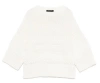 Fabiana Filippi Fishnet Sweater In White