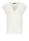 Fabiana Filippi Cotton And Linen Sweater In White