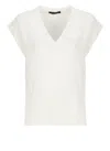 Fabiana Filippi Cotton And Linen Sweater In White