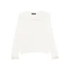 Fabiana Filippi Sequin-embellished Knitwear Sweater In White