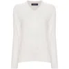 Fabiana Filippi Sequinned Sweater In White