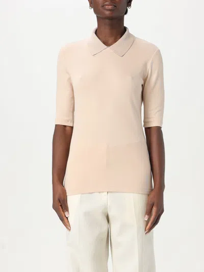 FABIANA FILIPPI POLO SHIRT FABIANA FILIPPI WOMAN COLOR BEIGE,G54558022