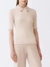 Fabiana Filippi Polo Shirt  Woman Color Beige In Neutral