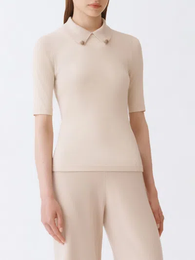 Fabiana Filippi T-shirt  Woman Color Beige In Neutral