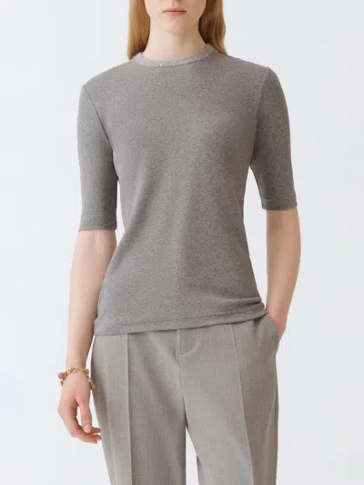 Fabiana Filippi T-shirt  Woman Color Grey In Gray