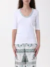 Shop Fabiana Filippi T-shirt  Woman Color White