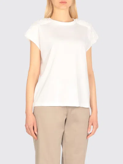 FABIANA FILIPPI T-SHIRT FABIANA FILIPPI WOMAN COLOR WHITE,H11682001