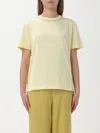 FABIANA FILIPPI T-SHIRT FABIANA FILIPPI WOMAN colour YELLOW,F34410003