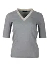 Fabiana Filippi T-shirt Grey In Gray