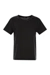 Fabiana Filippi Black Viscose T-shirt In Black