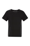 Fabiana Filippi Black Viscose T-shirt In Black