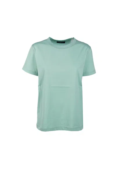 Fabiana Filippi T-shirt In Verde Acqua