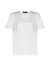 Fabiana Filippi Rhinestone Cotton T-shirt In White