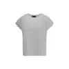 Fabiana Filippi T-shirt With Tulle Appliqués