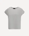 Fabiana Filippi T-shirt With Tulle Appliqués
